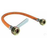 REGOLATORE PRESSIONE BOMBOLA GAS C/W 2m TUBO ARANCIONE & CLIP POL - Foto 9