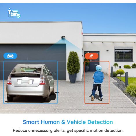 Reolink 4K Telecamera Poe Esterno con 5X Zoom Ottico, Rilevamento