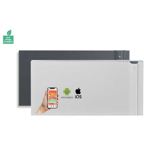 Radiatore Elettrico KLIMA 15 Wi-Fi - 1500 W Grigio Antracite (1/2)