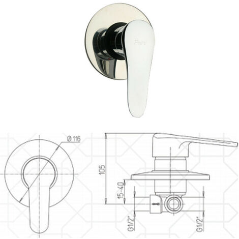 GROHE 30593000 - Miscelatore da lavello BLUE PURE con beccuccio a C, finitura cromata lucida | Lucia