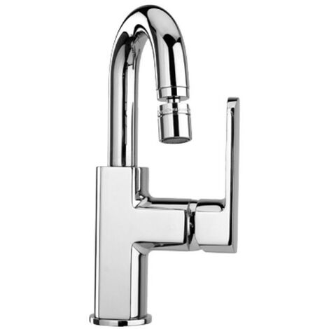 Miscelatore Bidet - Paini - In Ottone Verniciato Cromo - Canna Arrotondata (1/2)
