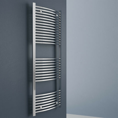 Termoarredo Scaldasalviette SAN REMO cromo curvo 1420x500 mm - Interasse 450 mm