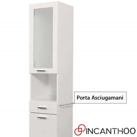 Flash Furniture Sedia Da Scrivania Girevole In Stile Trattore - Seduta Bianca Lucida E Base Cromata - Altezza Regolabile 51-65 Cm