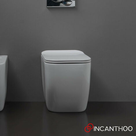 Vaso WC BRIO - Filo Muro a Terra con Sistema di Scarico Smart Clean