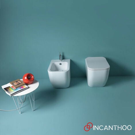 Vaso WC BRIO - Filo Muro a Terra con Sistema di Scarico Smart Clean