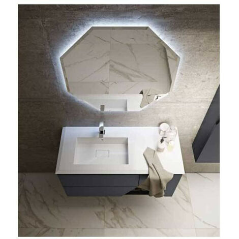 Mobile Bagno a Terra Classic 60 cm con 2 Cassetti Grigio Nuvola