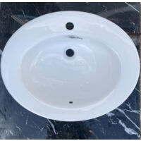 Lavabo Incasso Monoforo Roca GIRALDA 62X50 cm - Ceramica Bianco Lucido