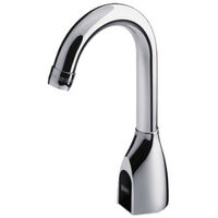 Miscelatore Canna Alta - Sensore Infrarossi Antigraffio e Anticalcare Ottone Cromato - Elettronico - Al. a Corrente 220v