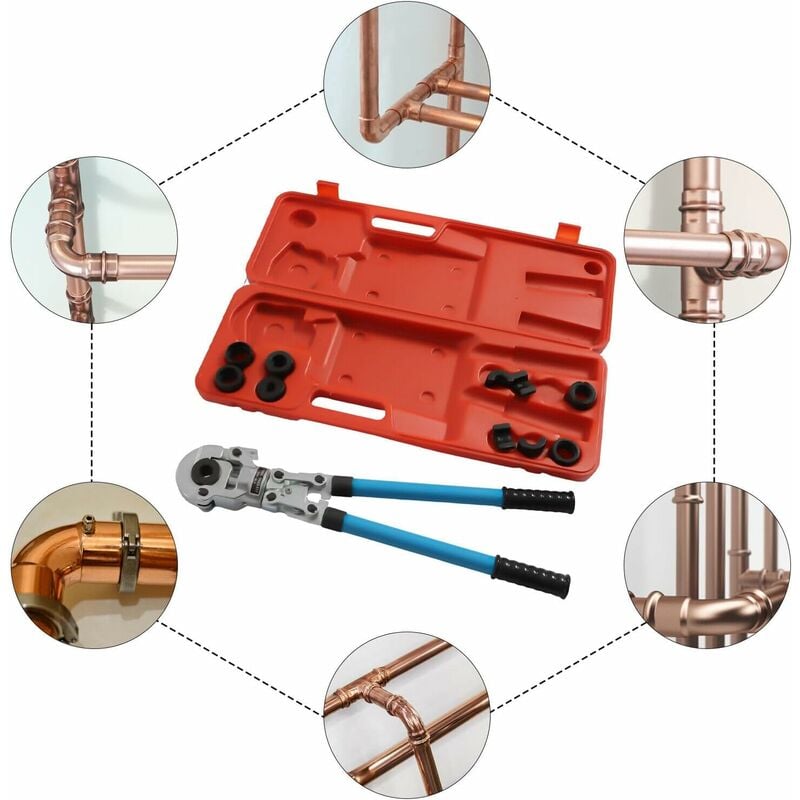 Acheter PDTO 45 ° pince de serrage de tuyau pince de tuyau d'eau de voiture  outils de retrait de verrouillage de mâchoire d'entraînement pivotant