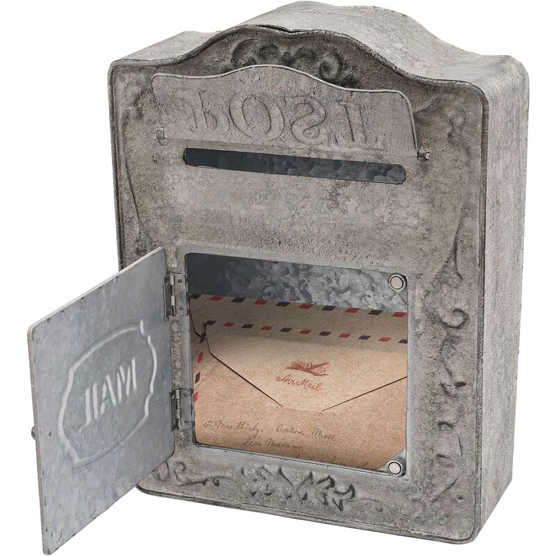 Boîte Aux Lettres Murale Vintage - Style Rétro Pour Courrier - Marque Mucola - Neuf Sous Emballage