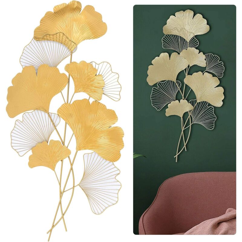 Copripiumino Soleil D'Ocre Ginkgo 140x200 In Cotone | Con 1 Federa 63x63, Grigio, Stampe Floreali