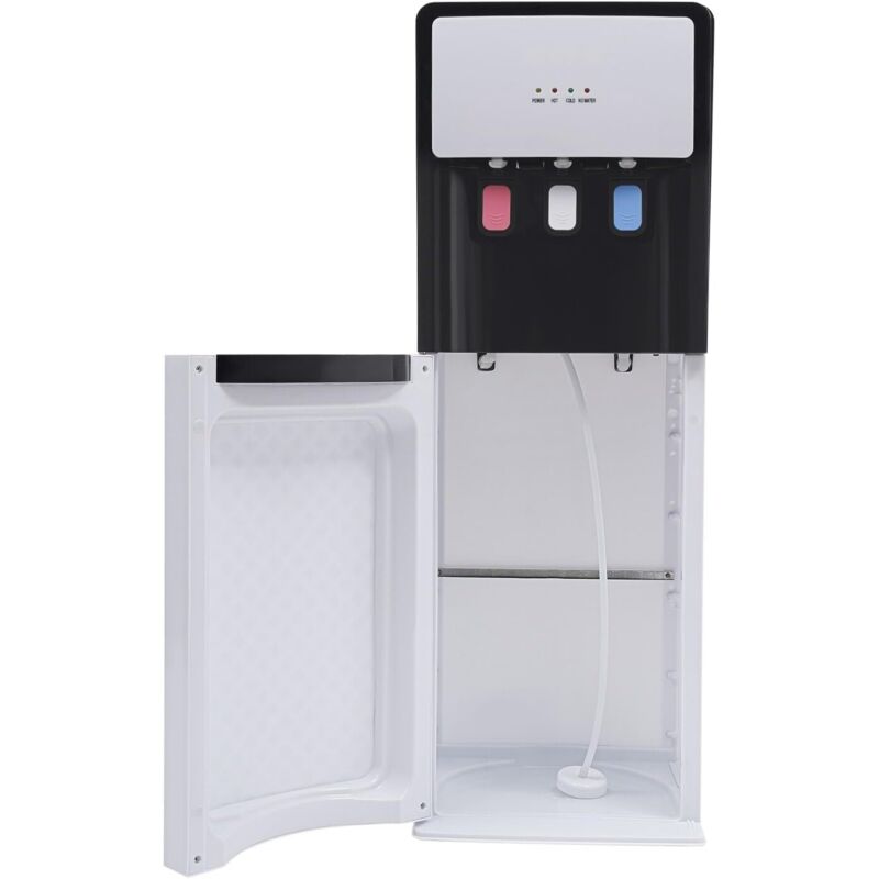 Fontaine à Eau Sur Pied Chargement Bas - Distributeur Eau Chaude Et Froide 90W/500W - Bureau, Maison, Gym