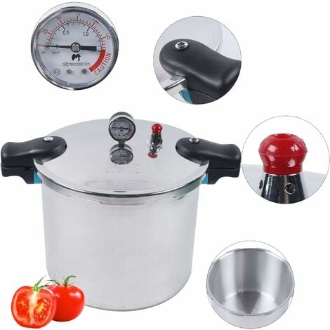Autocuiseur 22L capacité pression Canner Cooker autocuiseur en Aluminium adapté aux poêles à gaz