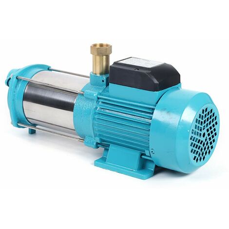 Pompe Centrifuge 4000 L/h 1,3 KW - Auto-amorçante, Acier Inox, Pressostat, Manomètre - Pour Jardin, Irrigation - 5