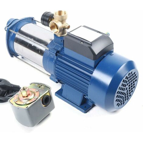 Pompe Centrifuge 2200W - Acier Inoxydable - Débit 4000l/h - Hauteur 100m - Pour Jardin Et Arrosage