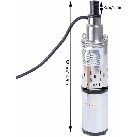 12 V/24 V/48 V/72 V acier inoxydable puits profonds énergie solaire submersible eau de forage Pompe - Chine Pompe à eau sans balais, pompe à eau de surface