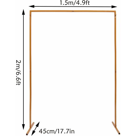 Arche De Mariage Blanche Réglable 106,5 Cm-2 M – Support Pour Décoration Ballons, Fleurs, Lumières