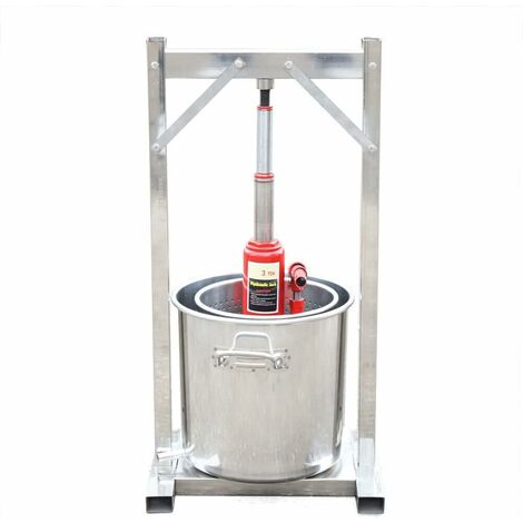 Presse-fruits Manuel 2 Litres Kadax - Avec Manivelle, Pour Jus Maison, Raisins, Pommes...