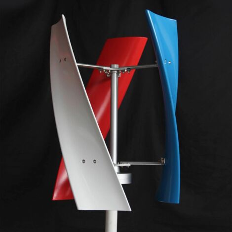 Éolienne Verticale à 3 Pales 100W Maglev avec Accessoires et Manuel d