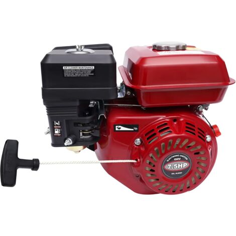Moteur à Essence 4 Temps 7,5 CV Vertical - Pour Kart, Générateur, Pompe, Usage Industriel - 9