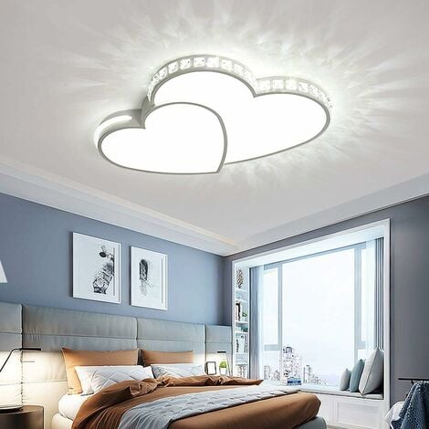 LED plafonnier de bande dessinée plafond Moderne à LEDs lampe créative  moderne romantique lampe coeur forme