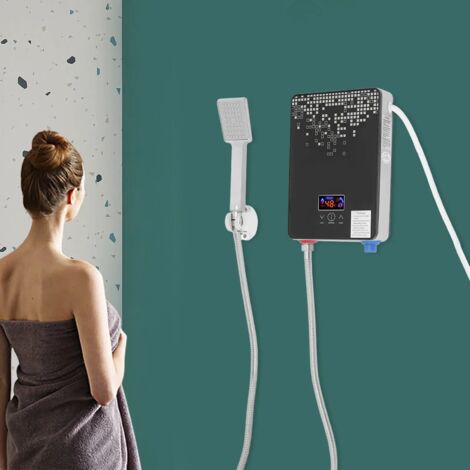 Chauffe-eau instantané numérique électrique pour salle de bain et douche 6500 W