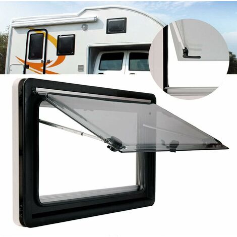 Fenêtre d'exposition pour camping-car, fenêtre latérale en aluminium pour  caravane 450 x 500 mm