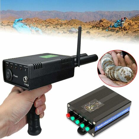 Gojoy – Détecteur de métaux 20 m – Portée de recherche 1000 m – Énergie 12V 1000~1600mAh – Détection or, argent, cuivre, diamant