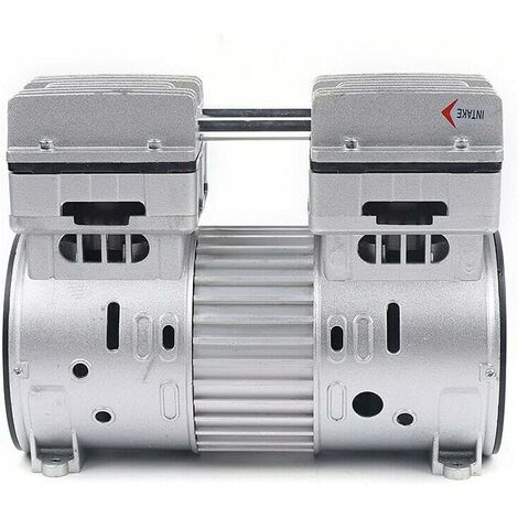 Moteur 750 W pour compresseur à chuchotement sans huile Compresseur d'air comprimé 8 bar 145 L/min 69 dB Compresseur d'air silencieux Accessoires 220 V