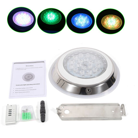 Éclairage Sous-marin Pour Piscine CERTIKIN PU9LB, 12V, IP68, Lumière Claire, Pour Eau Douce Ou Salée