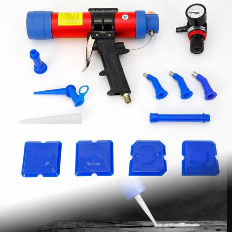 Pistolet à Cartouche En Alu - Presse Pour Silicone, Mastic Et Colles - Longueur 220mm - Marque WilTec