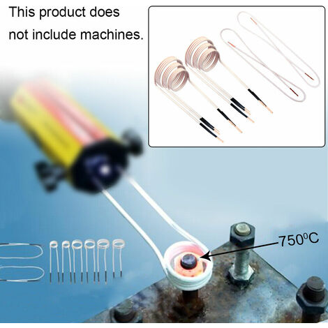 Bobine de 8 bobines de chauffage à induction pour appareil à induction φ5-40 mm (1/5)
