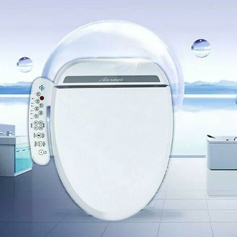 Gojoy – Abattant WC électrique chauffant avec douche intégrée – Réglage température 33-40°C – Nettoyage automatique – Désodorisation – Installation facile (1/5)