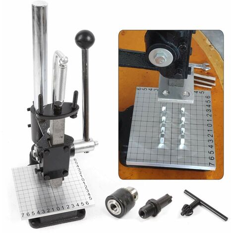 Gojoy – Machine à poinçonner manuelle pour cuir – Perforatrice de découpe – Outil en fonte anticorrosion – Pour travaux de précision