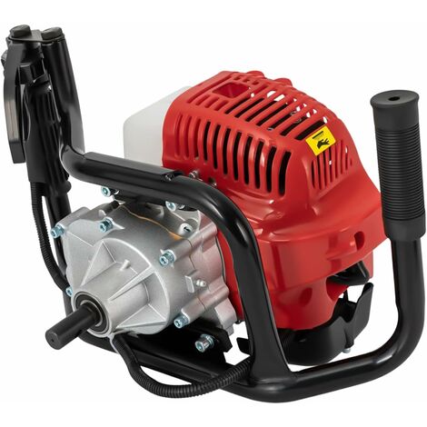 Perceuse à terre à essence 52cc perceuse à terre à moteur à essence à 2 temps perceuse à terre à essence 1,2 HP perceuse de jardin Convient pour le forage avec un diamètre inférieur à 20 cm /7,87 pouc (1/5)