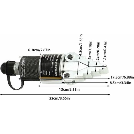 Écarteur De Bride Hydraulique 8 Tonnes - Pour Pipelines, Vannes, Maintenance Industrielle - Course 30 Mm, Séparateur Facile à Utiliser