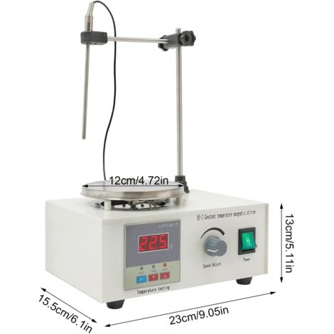 VEVOR Agitateur Magnetique Chauffant 0-2000 tr/min 5000 mL, Melangeur VEVOR Agitateur Magnetique Chauffant 0-2000 tr/min 5000 mL, Melangeur