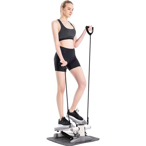 Stepper pour la maison - 150 kg - Pédale portable - Mini stepper d'escalier - Fitness - Mini stepper - Vélo elliptique avec écran LCD - Équipement de fitness - Résistance (1/5)
