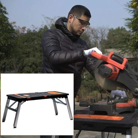 Support à Outils Universel Robuste, 500 Lb, Réglable, Portable, établi Noir (neuf)