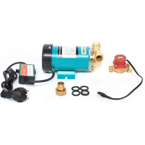Pompe Surpresseur Pompe Circulation Eau Chaude Domestique 90W Chaude et Froide Automatique Booster Pompe 20L/Min pour Douche, Jardin, Pression de l'eau