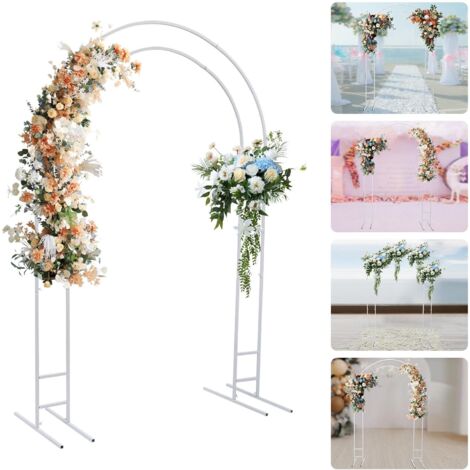 Support D'arche En Métal Pour Toile De Fond - Cadre Pour Mariage, Anniversaire, Décoration Avec Ballons Ou Fleurs - 4