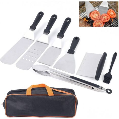 Lot De 10 Ustensiles De Camping En Inox 304 – Poêle, Bouilloire 1L, Casseroles, Sac De Transport