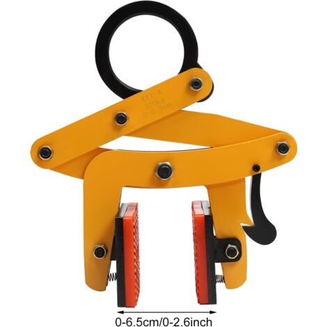 Pince De Levage Pour Bordures Et Pierres - Capacité 350 Kg, Ouverture 30-51 Cm, Acier Allié, Pour Chantier - 5