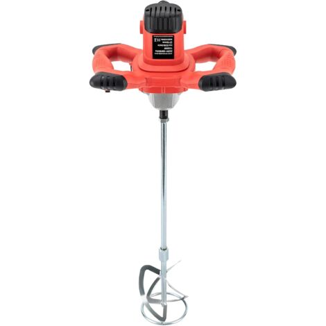 Gojoy – Malaxeur béton 1500W – Moteur à brosse en cuivre pur – Vitesse 330-930 RPM – Pour ciment, peinture, farine – Portable et léger