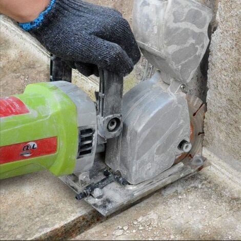 Rainureuse murale 4000 W - Avec 5 disques à tronçonner diamantés de 125 mm - Aspiration de poussière