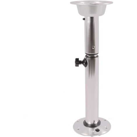 Gojoy – Pied de table réglable pour bateau et camping-car – Hauteur 56,5 à 72 cm – Acier inoxydable – Charge jusqu'à 25 kg