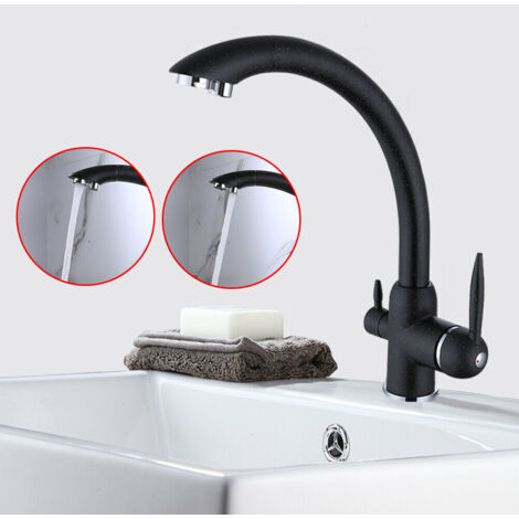 Robinet D'eau Alcaline Avec Filtre - Compatible Brita, Aqua Optima, Samsung, élimination Du Plomb, Couleur Nickel
