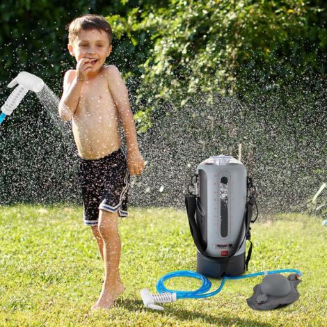 Sac De Douche Solaire, Sac Gonflable 10L Extérieur Pression D'Eau De L
