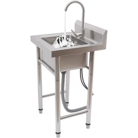 90 x 50 x 50 cm Évier De Cuisine Lavabos Évier Évier En Acier Inoxydable Technologie De Rinçage Évier