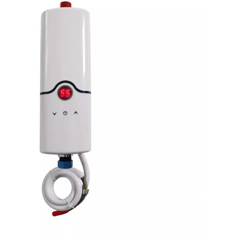 Chauffe-eau sans réservoir, 5500W Chauffe-eau Instantané Douche Chaude Chauffe-eau sans réservoir, 5500W Chauffe-eau Instantané Douche Chaude